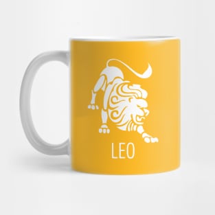 Astrological Zodiac Tee Shirts - Leo the Lion Mug